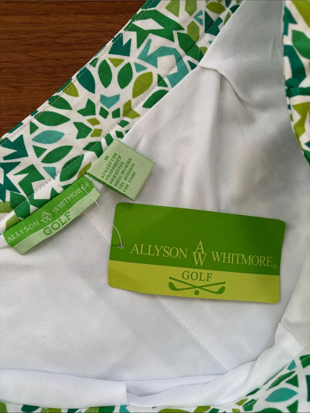 ALLYSON WHITMORE PRINTED  GOLF SKORT